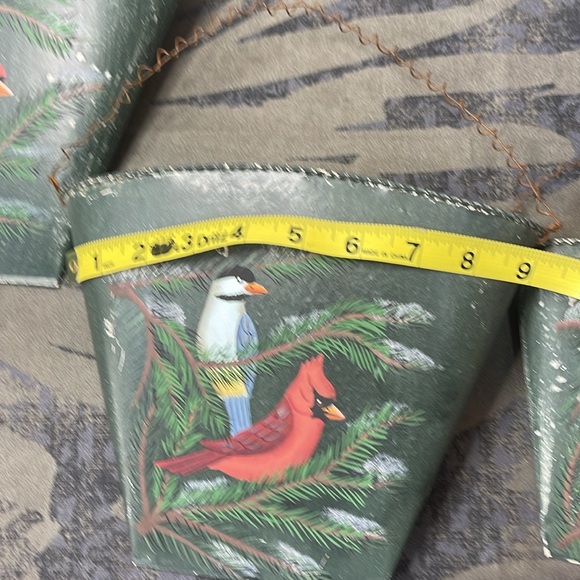 Winter birds wall decor, set of three - Picture 9 of 12